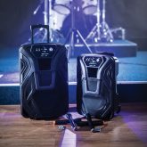 BUSKER-12 80w portable PA with wireless microphones, MP3 & Bluetooth