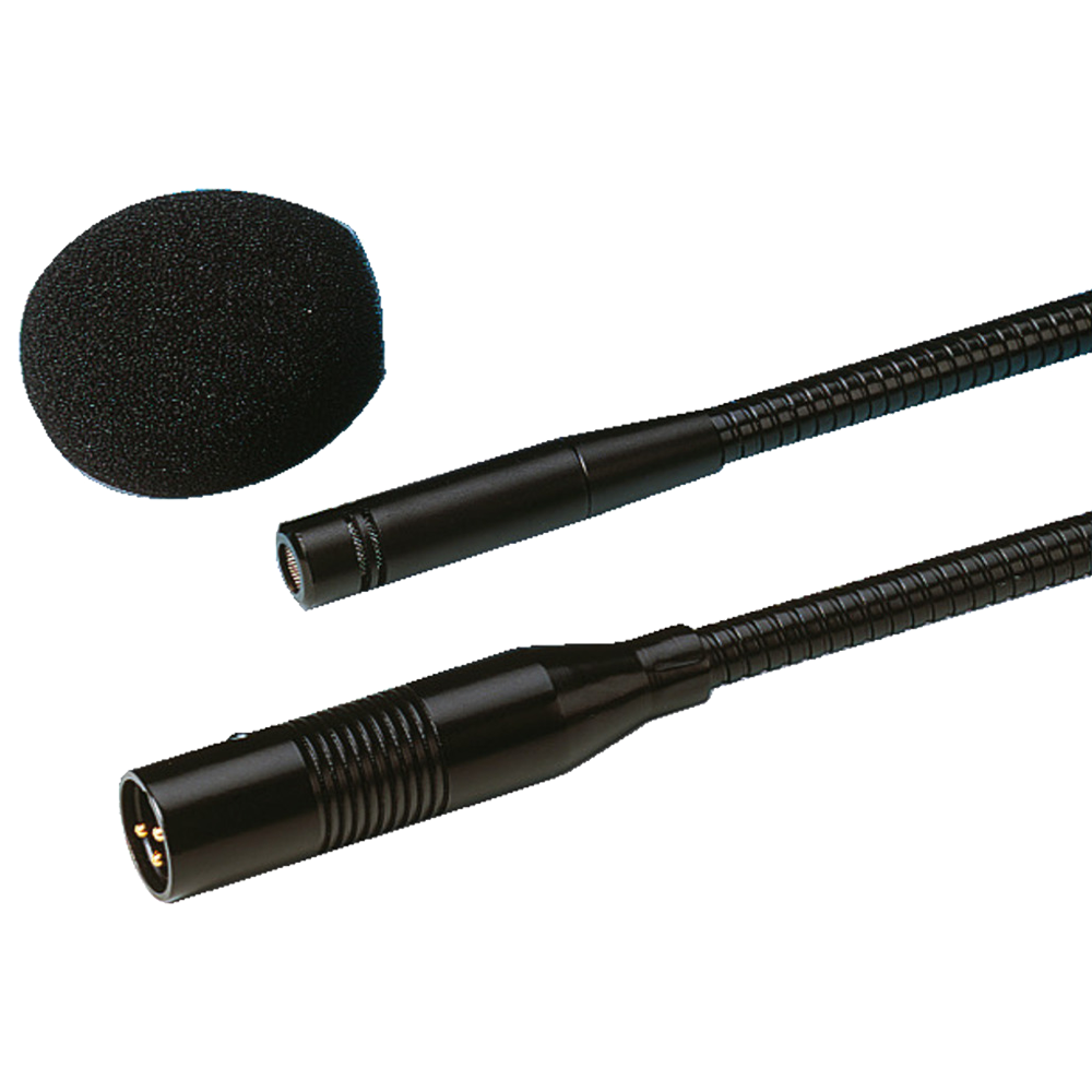 Monacor EMG-500P cardioid electret gooseneck microphone