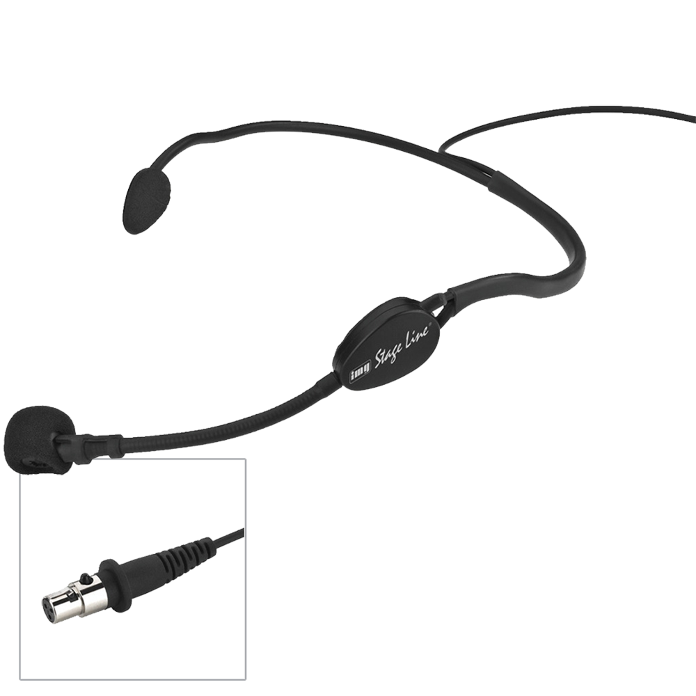 Monacor HSE-70WP sweat-protected aerobics headband microphone