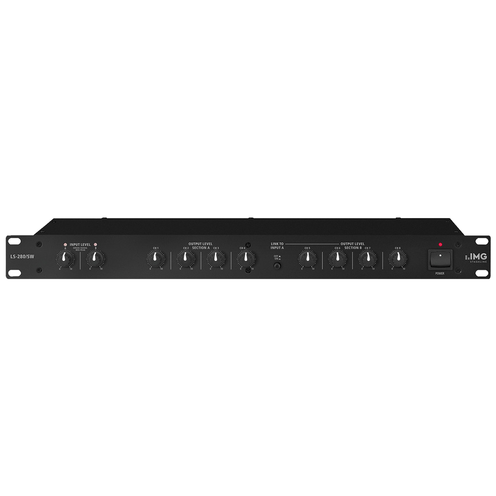 IMG Stageline LS-280/SW stereo line splitter & signal distributor