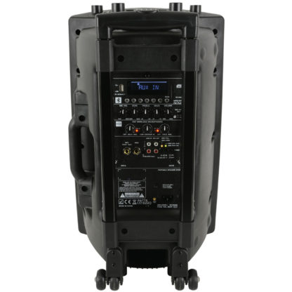 QTX QX15PA 15" 50+50w portable PA sound system