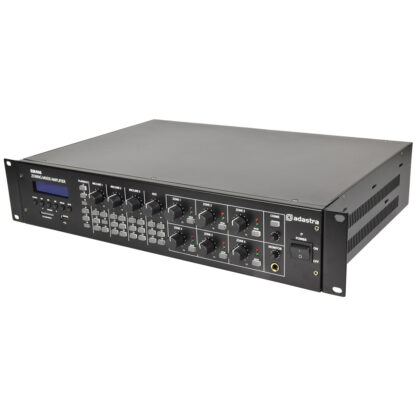 Adastra RM406 6 x 40w 6-zone 100v line mixer amplifier with USB, SD, FM and Bluetooth media player