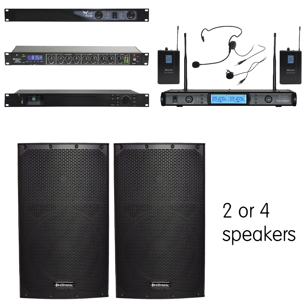 STUDIOKIT-12 400w sound system kit