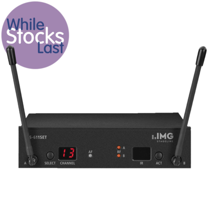 IMG Stageline TXS-611RX - TXS-611 / TXS-631 UHF wireless microphone receiver