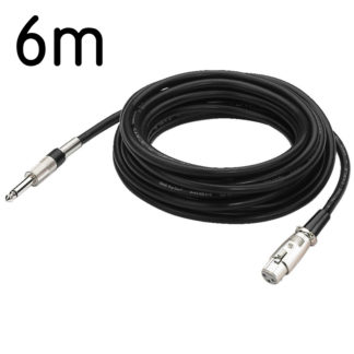 XLR-J-6 6m High quality XLR to jack microphone lead