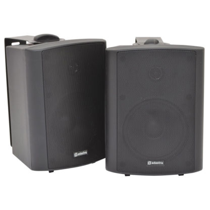 Adastra BC5A-B 30w+30w active black wall cabinet speakers