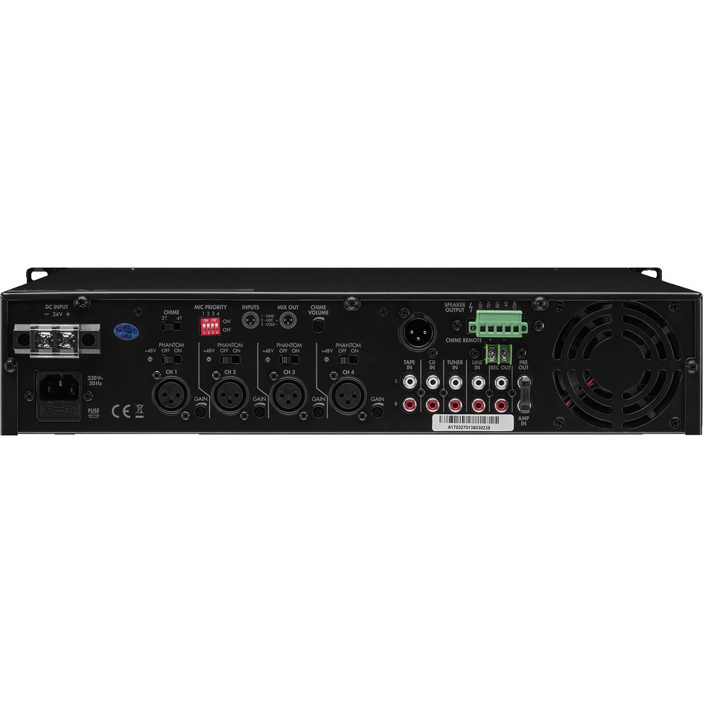 PA-924 240w 100v line mixer amplifier