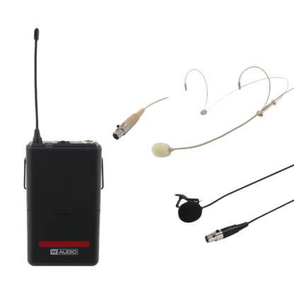 W Audio MIC80B RM Quartet Red Beltpack Wireless Transmitter