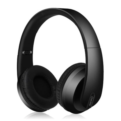 SFBH1-BLK black satin finish Bluetooth headphones with dynamic bass