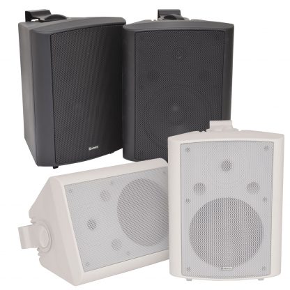 Adastra BC8 Series 90w 8 ohm white wall cabinet speakers (pair)