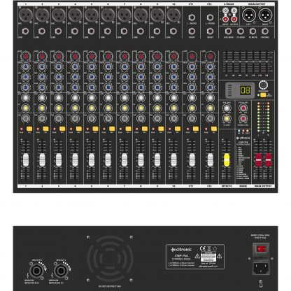 Citronic CSP-714 350+350w compact powered mixer with DSP