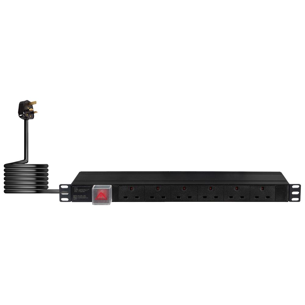 P710E 1U 6 way power distribution unit