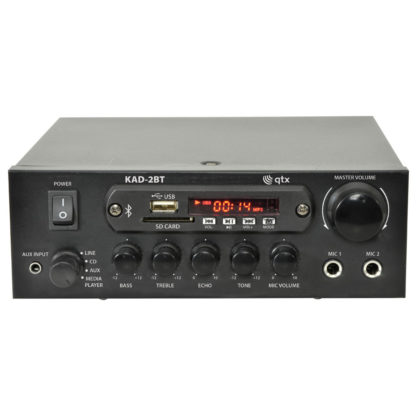 QTX KAD-2BT digital stereo amplifier with Bluetooth