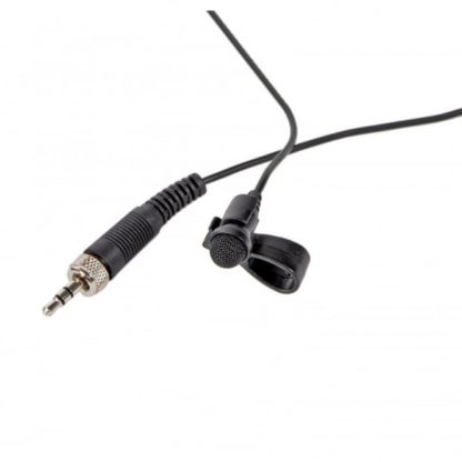 Trantec LP2 clothing clip microphone with locking 3.5mm jack connector