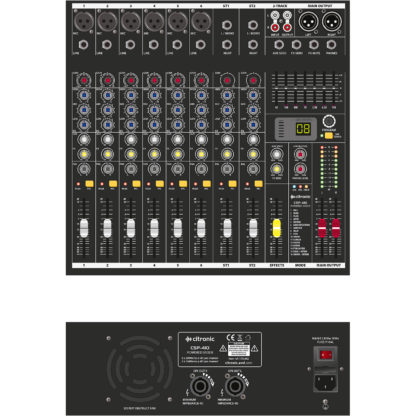 Citronic CSP-410 200+200w compact powered mixer with DSP