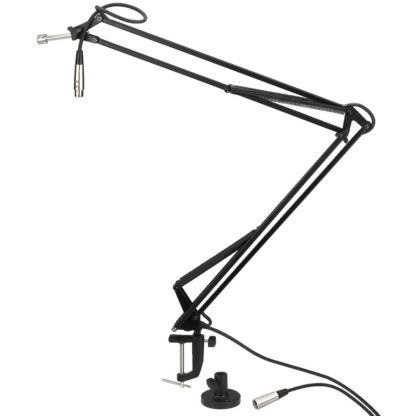 MS-15 desk-mount swivel arm microphone stand
