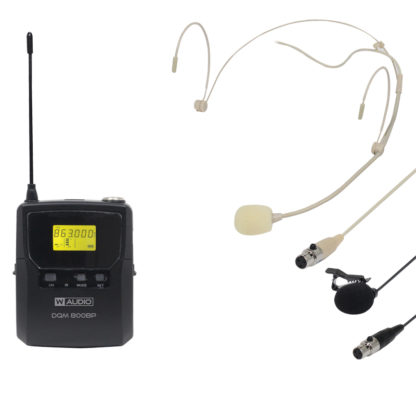 DQM 800BP UHF Ch 70 bodyworn radio microphone transmitter