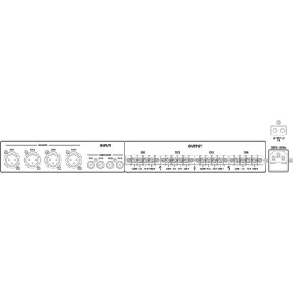 PA-1450D 4 channel digital PA power amplifier