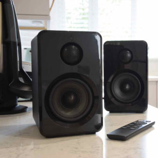 ABS35BLK active Bluetooth bookshelf speakers