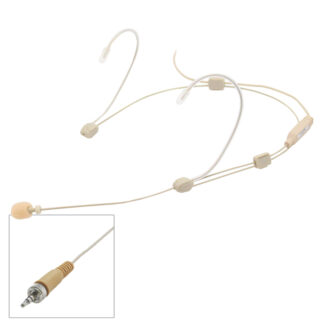 W Audio MIC106 discreet headband microphone (headmic) with locking 3.5mm jack connector