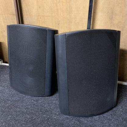 Monacor MKS-88/SW 85w 8 ohm black wall cabinet speakers - used