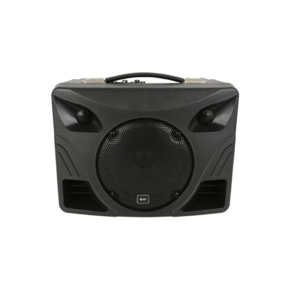 QTX DELTA-50 portable PA system with Bluetooth and handheld wireless microphones