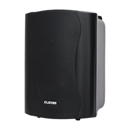 Clever Acoustics WPS 35T pair of 5" 35w RMS 100v line weatherproof wall cabinet speaker in black finish