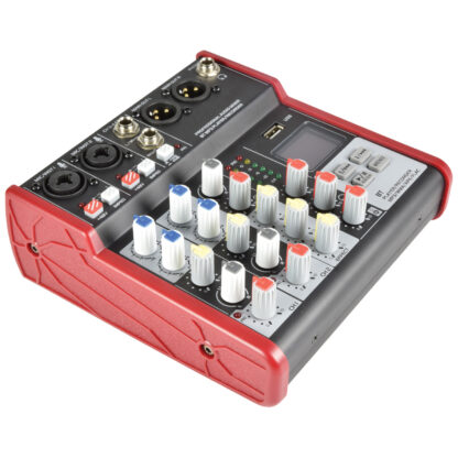 Citronic CSM-4 2 mono, 1 stereo input mixer with USB & Bluetooth