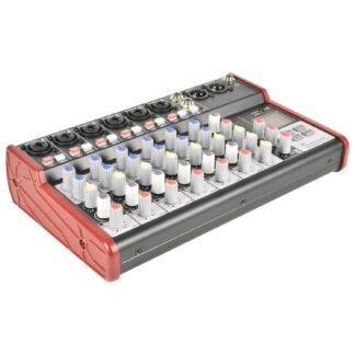 Citronic CSM-8 6 mono, 1 stereo input mixer with USB & Bluetooth
