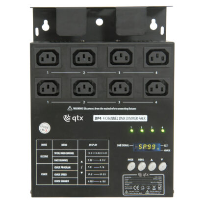 QTX DP4 four channel DMX dimmer pack