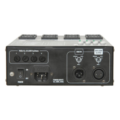 QTX DP4 four channel DMX dimmer pack