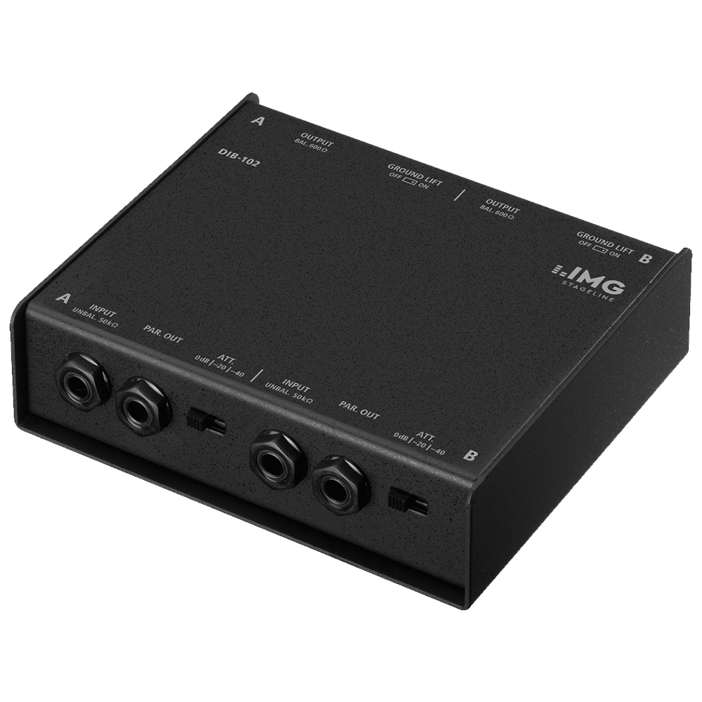 IMG Stagline DIB-102 2-channel passive DI box
