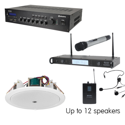 SF-1 soundfield sound reinforcement system with 4-8 ceiling speakers