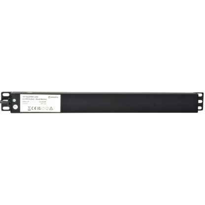 Adastra 1U-PDU-6UK 19" rack mount power distribution unit with 6 x UK sockets and reset button