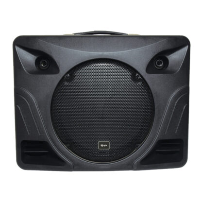 QTX DELTA-200 portable PA system with Bluetooth and handheld wireless microphones