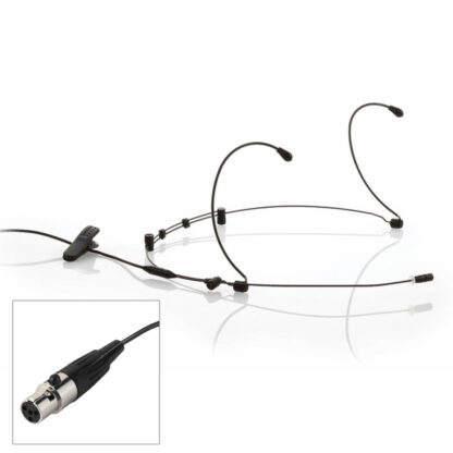 JTS CM-825iB black broadcast quality discrete headworn microphone