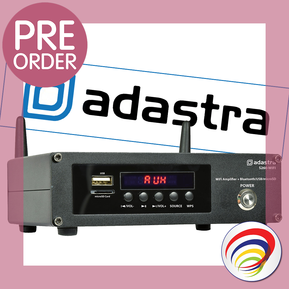 Adastra S260-WIFI internet streaming and Bluetooth amplifier