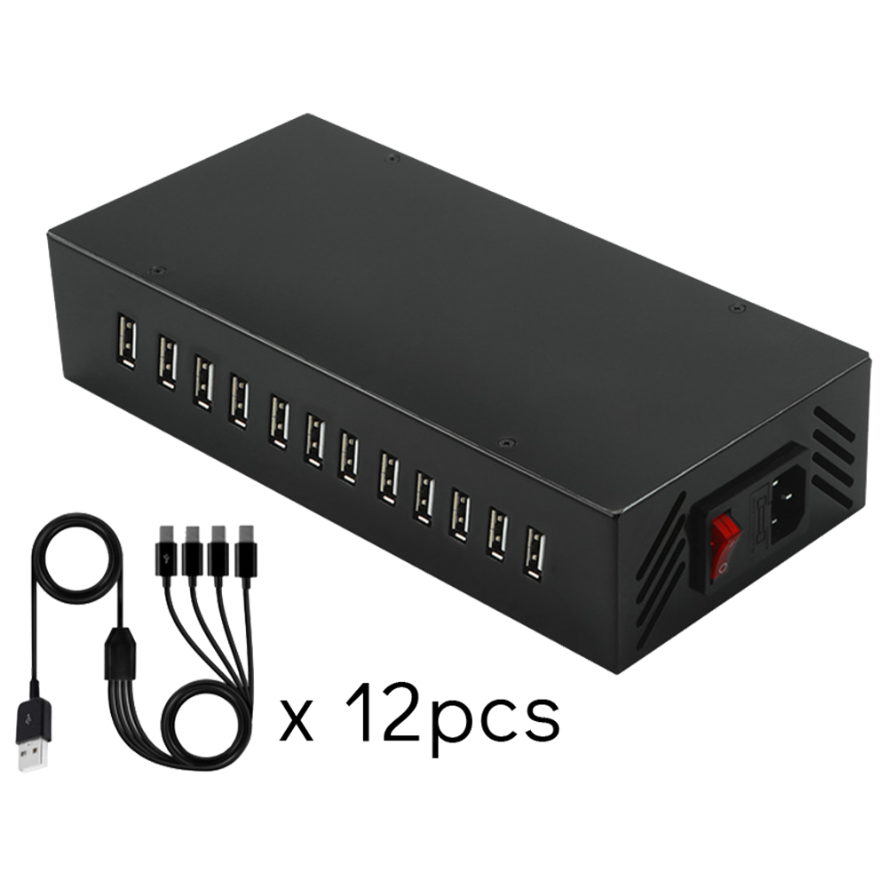 Q Audio SD-CH48 48 way silent disco charging set for charging Q Audio QSD-3PRO silent disco headphones