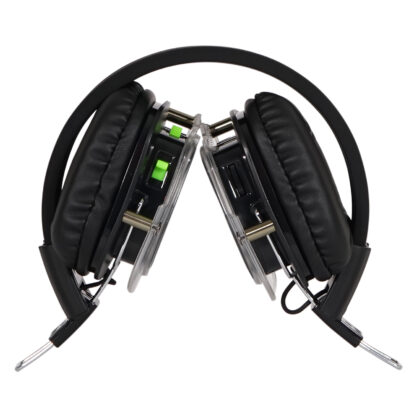 W Audio SDPRO silent disco headphones on channel 70