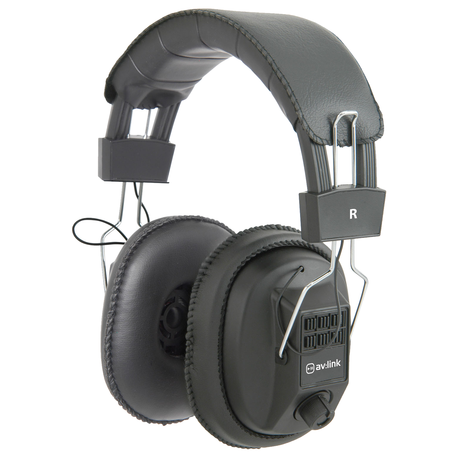 av:link MSH40 mono/stereo headphones with volume control