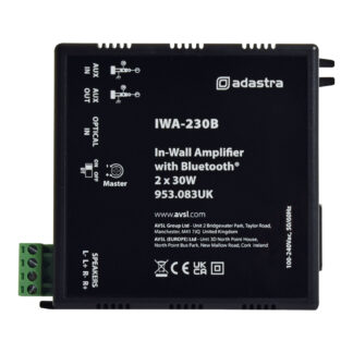 Adastra IWA230B 2 x 30w in-wall amplifier with Bluetooth