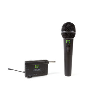 Q Audio QWM 1900 channel 70 UHF handheld wireless microphone system