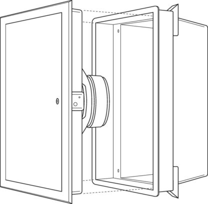 Monacor ESP-8U 100v line 6w wall speaker