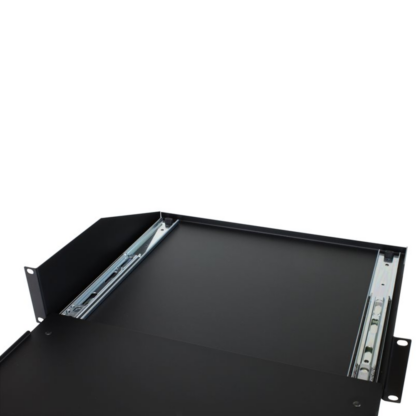 Penn Elcom R1194 3U Rack Shelf - Black Steel Non-Vented For 19 Inch Equipment Racks