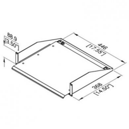 Penn Elcom R1194-2UK-SL 2U sliding 19" rack shelf