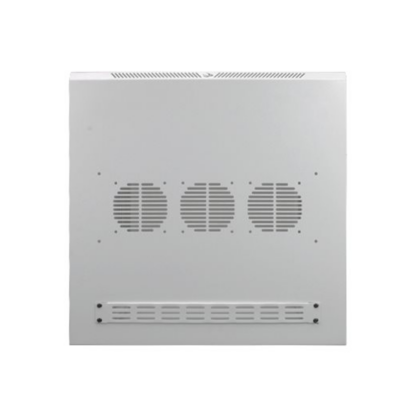 Penn Elcom R6612W-1032 white 12U 600mm deep wall-mount 19" equipment rack with 10/32 threaded holes