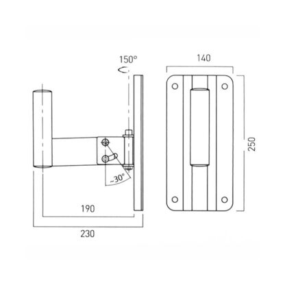 ZZiPP SSZZ505wall brackets for speakers