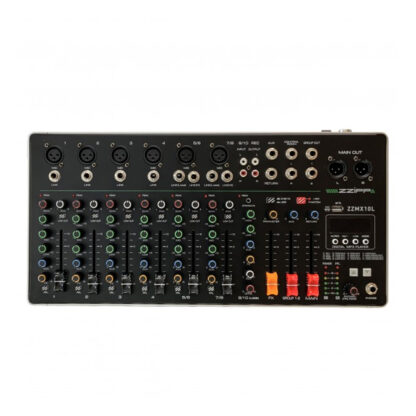 ZZIPP ZZMX10L 6-channel compact mixer with multi-effect DSP and Bluetooth