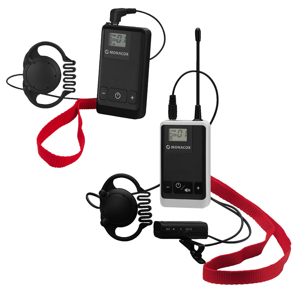 Monacor ATS-22 wireless channel 70 tour guide, classroom, equestrian training and wireless communication system
