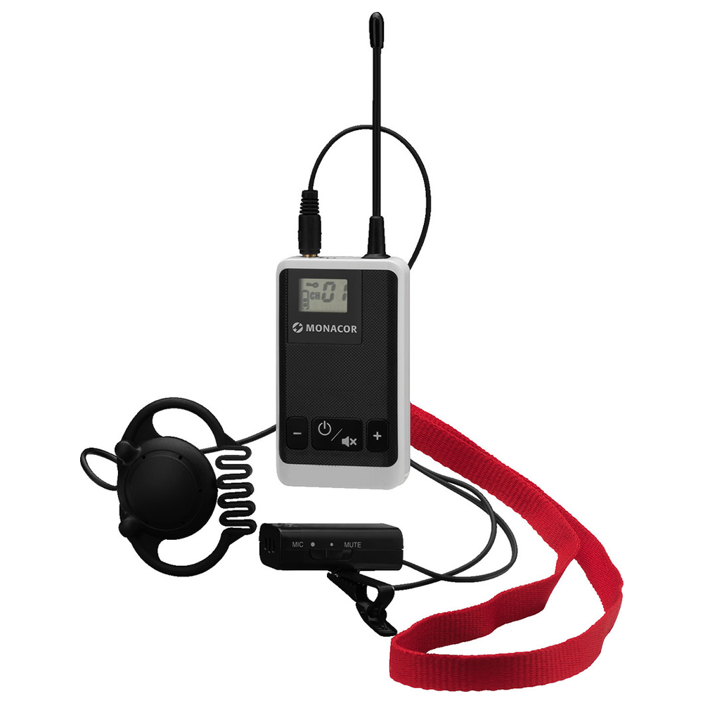 Monacor ATS-22T wireless transmitter 16-channel digital voice transmission system on 863-865 MHz